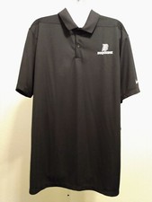 Tommy Hilfiger Men's Black Polo Short Sleeve V Neck Dri Fit Shirt size L NWT