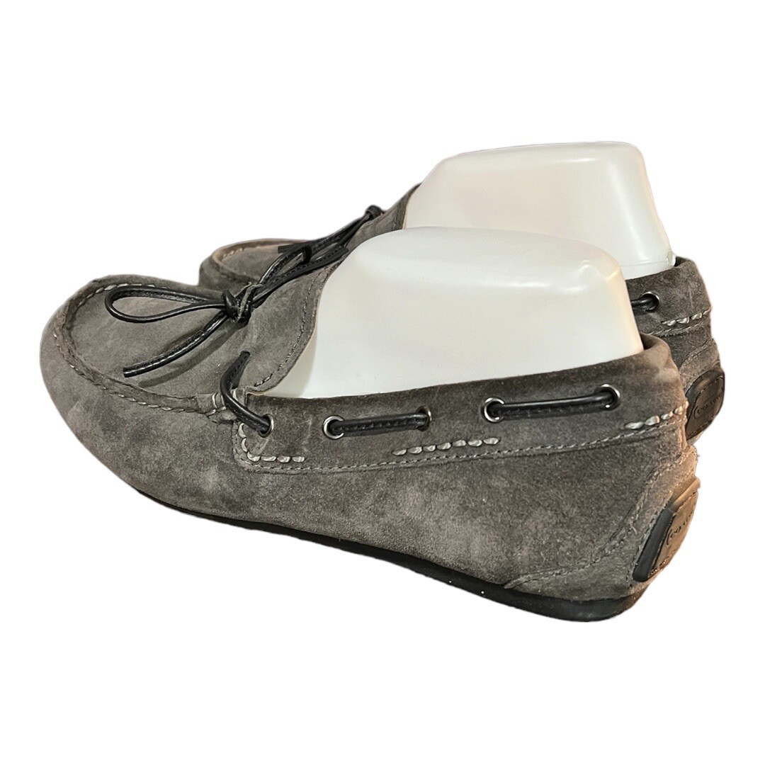 Coach Jasper Suede Leather Slip-On Loafers Gray Size 7D  display picture 1