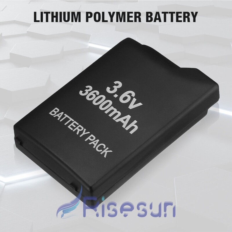 Copribatteria Posteriore Per Sony PSP-2000/2001 - Nero (Batteria Estesa 3600mAh)