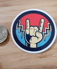 Rock Music STICKER Pop Music Sticker Heavy Metal Rock and Roll Rock n Roll