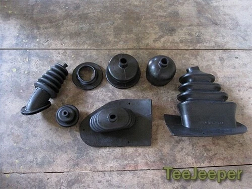 New Transfer Shift Rubber Boot Complete Set Jeep M151 A1 A2
