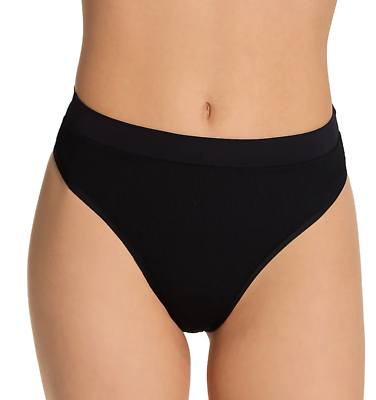 bikina　L L*Space Frenchi Bitsy Bikini Bottoms Black L131518 Womens Size S