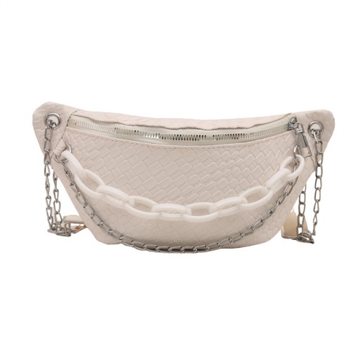 Solid Color Leather Fanny Packs Crossbody Bag Crossbody Waist Pack Street - Picture 14 of 14