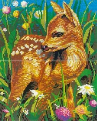 STICK IT® Mini Stecksystem Bambi ca. 10.000 Teile mit XXL-Steckvorlage Nr. 41250