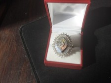 VTG 10k Yellow Gold Diamond Cluster Cocktail Ring approx 3 carats 12.7 grams Sz8