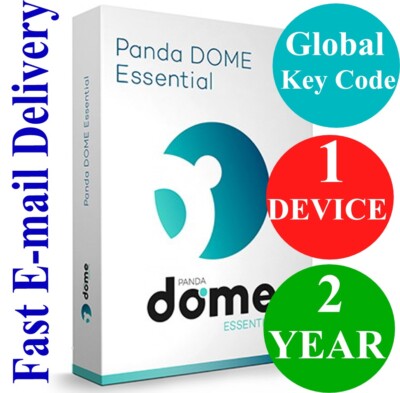 Panda Dome Essential 1 Device / 2 Year (Unique Global Key Code) 