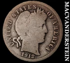 1912-S Barber Dime- Silver- Scarce Better Date No Reserve #J865