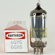 (1) Tested Raytheon 6GY6 6GX6 Tube with Box Made in Japan Code 448 Pentode Tube