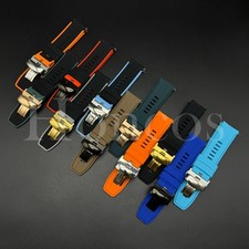 20 22 MM Soft Rubber Watch Strap Band Sport Quick Release Fits for Seiko SKX USA