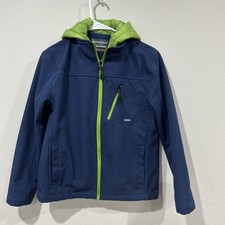 Hawke Co Jacket Coat Boys Sport Performance Blue/Green Dynamic Fiber 14/16 XL