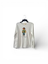 Polo Ralph Lauren Polo Bear Cotton Long-Sleeve Tee Big Boy s Size XL 18-20