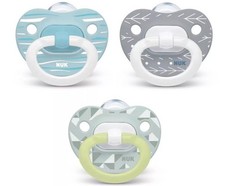 Nuk, Orthodontic Pacifier Neutral, Glows in The 3 Count Pack of 1 , Neutral