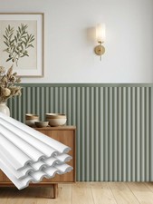 Wainscoting Panels Beadboard, Paintable PS Wall Paneling for Accent Wall 59" ...