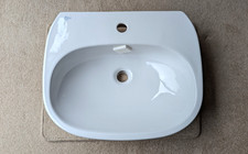 Ideal Standard Tesi pedestal basin 55cm, 1 tap hole (T028001) - Brand new
