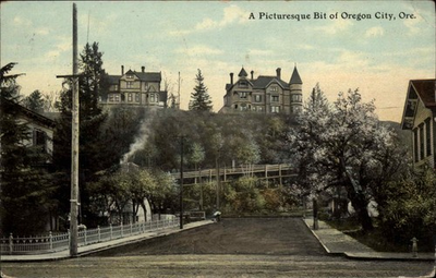#ad Oregon City OR Oregon General View c1900 20s Vintage Postcard $9.89