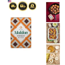 Smoked Sea Salt Flakes Seasoning Gourmet 4.4 Ounce