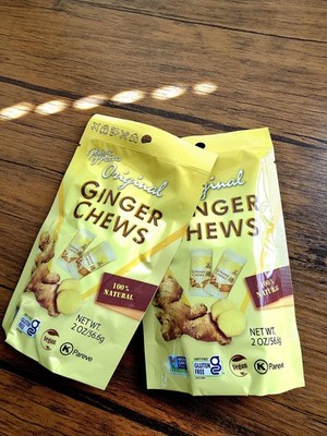2 x Prince of Peace Original Ginger Chews 100% Natural 2 oz Bag Candied Ginger