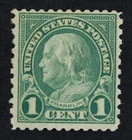 CKStamps: US Stamps Collection Scott#578 1c Franklin Mint LH OG
