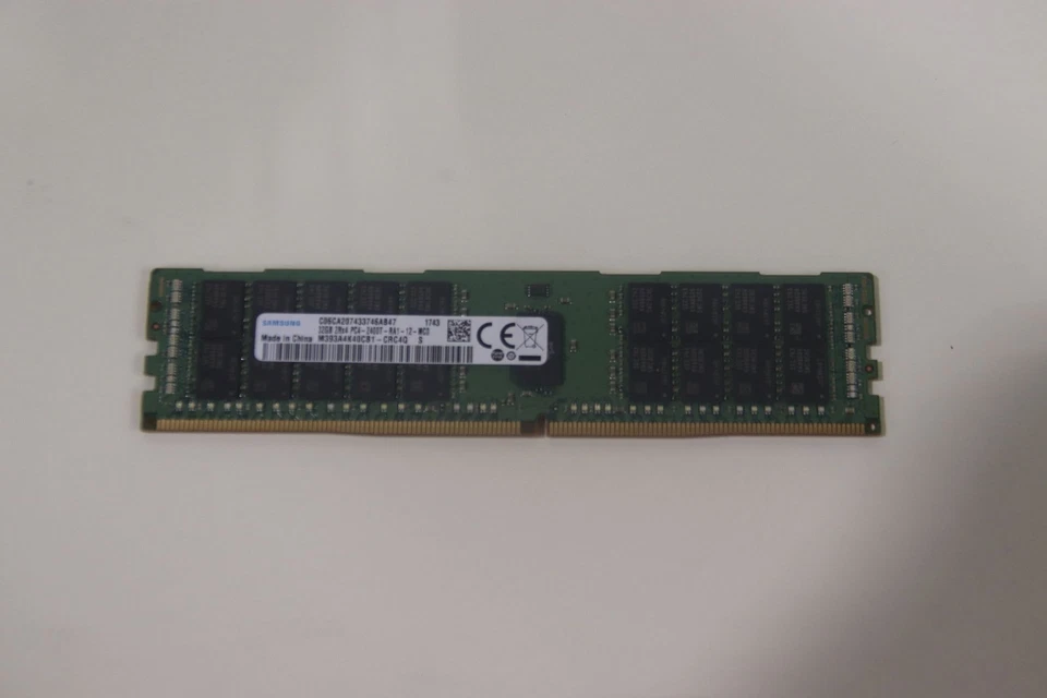SAMSUNG 32GB PC4-19200 DDR4 RDIMM MEMORY MODULES | M393A4K40CB1-CRC4Q | LOT OF 2 - Image 2 of 3
