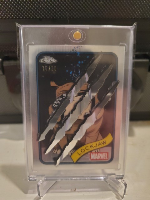 2025 Topps Chrome Marvel Wolverine Clawed Stainless Steel 16/20 Lockjaw