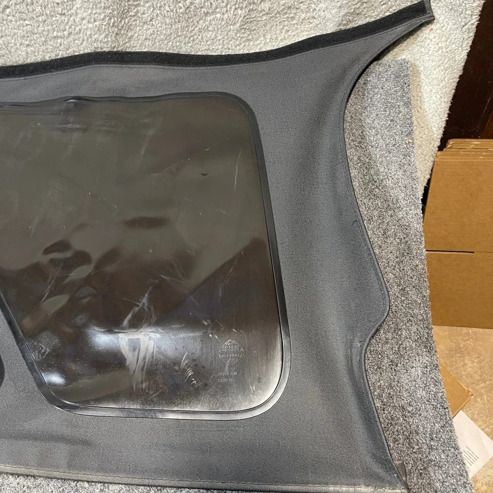 Sierra Black Rear Right Passenger Side WINDOW Jeep Wrangler TJ 1997-2006 Tinted - Image 3 of 4
