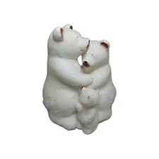  POLAR BEAR Family FIGURINE 