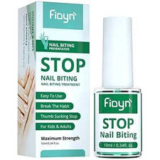 No Bite Nail Polish, Nail Biting Treatment with Bitter Polish to Help Quit Nail