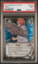 2011 Naruto CCG S20: Tales Of The Gallant Sage #N1078 Jugo 1st Ed PSA 9
