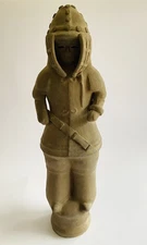 Haniwa Warrior Terracotta Clay Statue Figure 23” Made in Japan