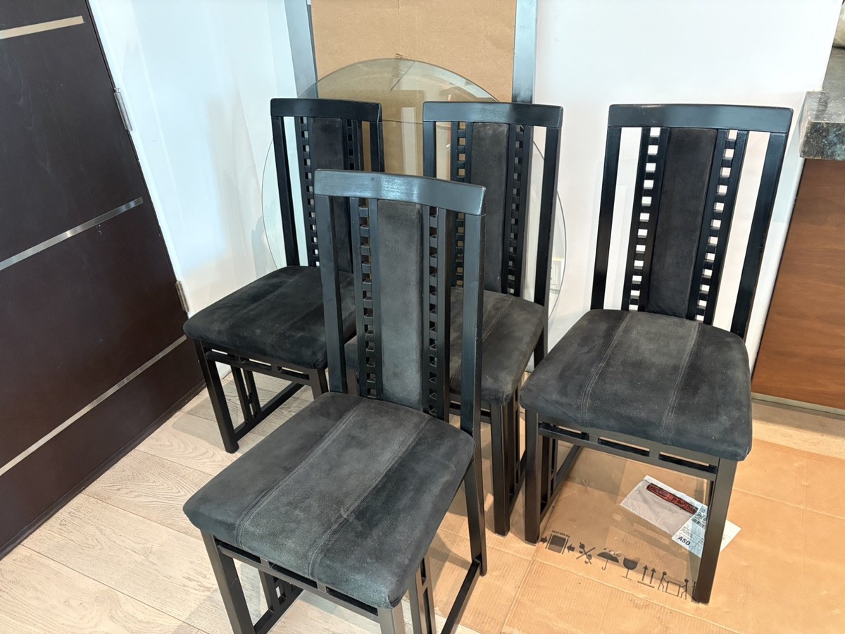 A. Sibau (Antonio Sibau) 4 Italian Designer Dining Chairs | eBay