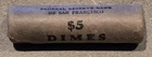 ONE (1) SF Federal Reserve Wrapped Roll 90% Silver Roosevelt Dimes 50 Coins