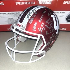 2025 INDIANA HOOSIERS TEAM signed autographed F/S FOOTBALL HELMET BIG 10 CHAMPS!