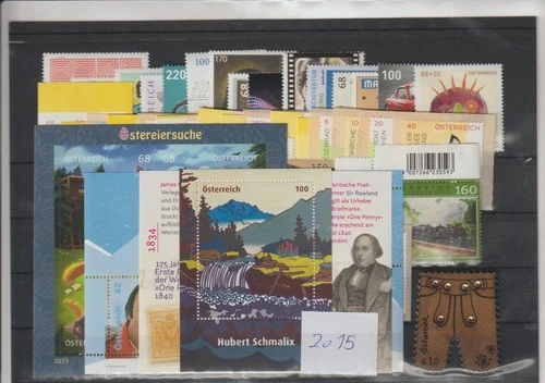 Österreich 2015 - kompletter Jahrgang - postfrisch - Luxus - siehe Abbildung