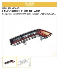 Lamborghini Huracan performante RH Taillight 4T0945096