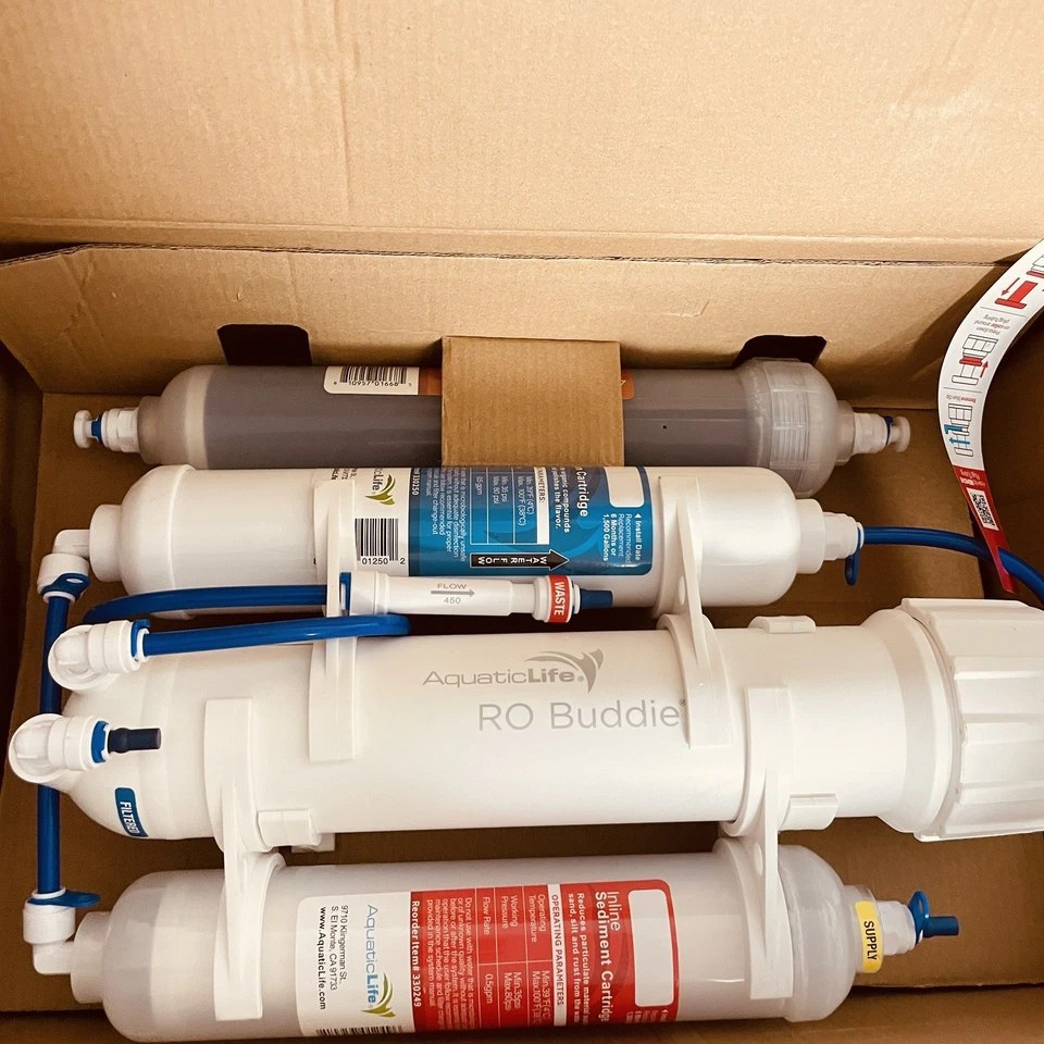 Aquatic Life RO Buddie 4-Stage Reverse Osmosis Deionization Water Filter System - Image 2 of 4