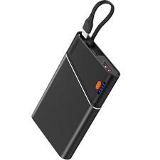 Portable Charger Power Bank, 10000mAh 22.5W PD Fast Charging Powerbank with B...