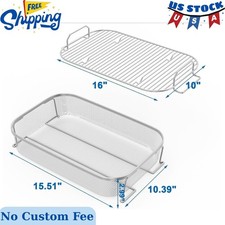 Crisper Basket  Smoke Rack for Ninja Woodfire Pro XL Outdoor Grill