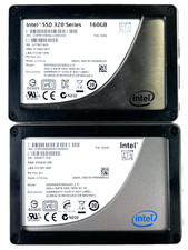 QTY 2 Intel SATA SSD 160GB Solid State Drive SSDSA2M160G2GC  SSDSA2CW160G3 97 