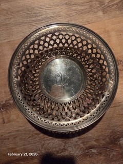 Vintage Sterling Decorative Bowl 178 Grams