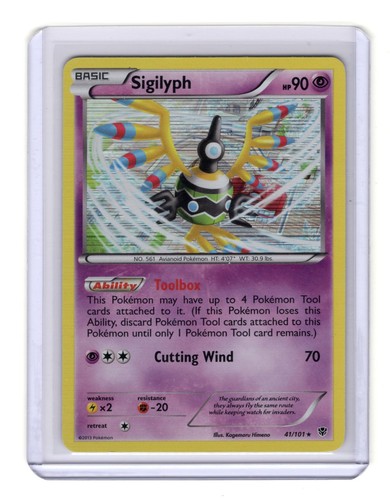 Sigilyph 41/101 Plasma Blast Holo - 2013 Pokemon