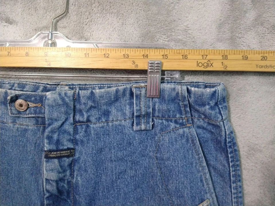 Le Jean De Marithe Francois Girbaud Hombres 36 x 33 Azul Denim Shuttle Suelto De Colección Foto 3 de 4