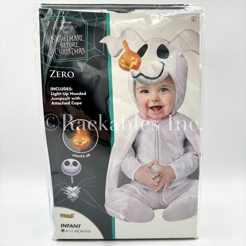 Spirit Baby Zero Light-Up Hooded Jumpsuit Costume The Nightmare Before Christmas