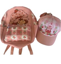 Strawberry Shortcake Backpack 11 And Hat /cap Cool New