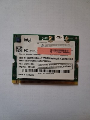 Intel Pro Wireless 2200BG Netzwerk Connection