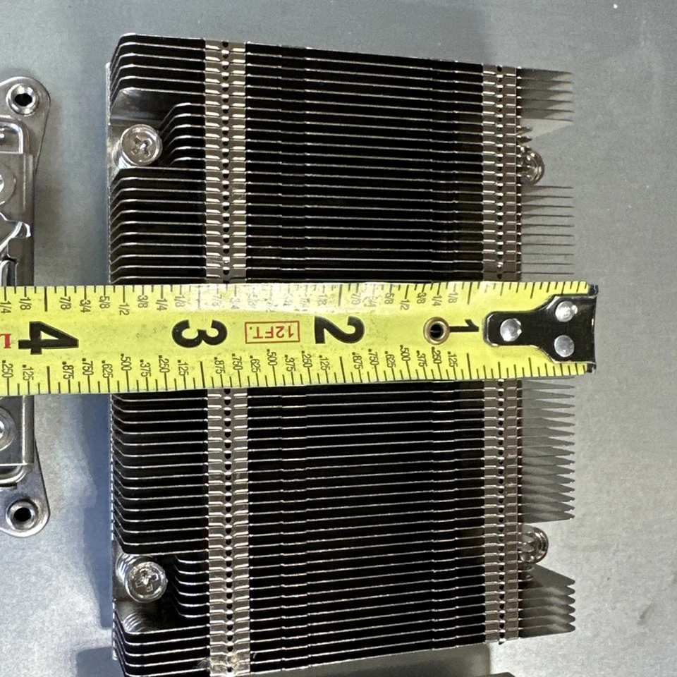 Supermicro 1U Passive Heat Sink LGA2011 Socket Screw SNK-P0047PW,W/Base - Image 3 of 4