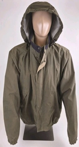 Pacific Trail Hooded Jacket Mens XXLT Olive Green Full Zip Outdoor