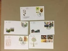 Five after 2000 Israel fdc with two TAB stamps