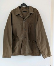 Uniqlo Men's Chore Jacket Overshirt Brown, Cotton, Size M - Excellent Condition
