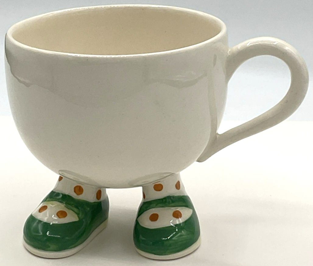 Vintage Carlton Walking Ware Lustre Design England Footed Teacup