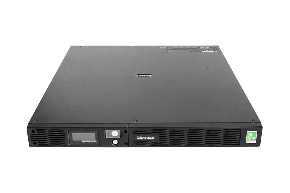 CyberPower USV PR1000ELCDRT1U / 800W / mit Akkus / ohne Rackwinkel